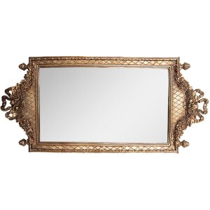 Clayre & Eef 62S336 Spiegel 19x3x40 cm Goudkleur