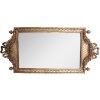 Clayre & Eef 62S336 Spiegel 19x3x40 cm Goudkleur