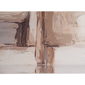 Clayre & Eef 66266 Wanddecoratie 51x3x51 cm Beige/Roze