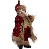 Clayre & Eef 66322 Kerstman Decoratie 16x12x31 cm Rood