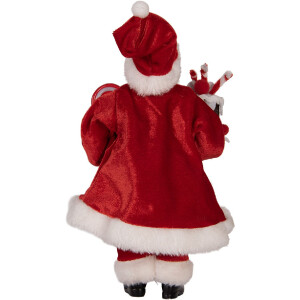 Clayre & Eef 66325 Decoratie Kerstman 16x8x28 cm