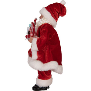 Clayre & Eef 66325 Decoratie Kerstman 16x8x28 cm