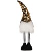 Clayre & Eef 66327 Decoratieve Kabouter met LED Goudkleurig 8x12x56 cm