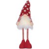 Clayre & Eef 66328 Decoratieve Kabouter met LED Rood en Wit 56 cm