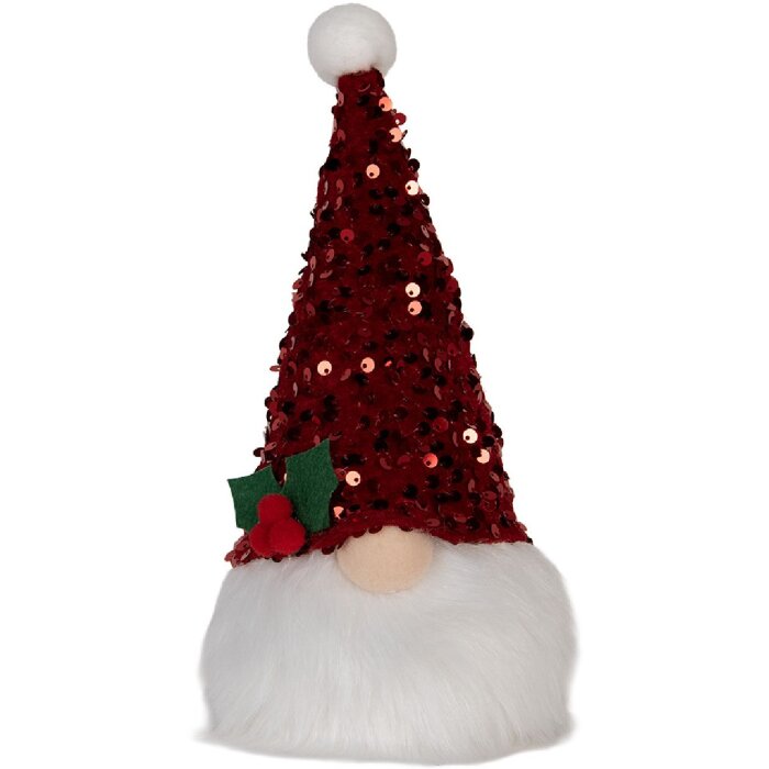 Clayre & Eef 66330 Decoratieve Kabouter met LED 10x10x25 cm