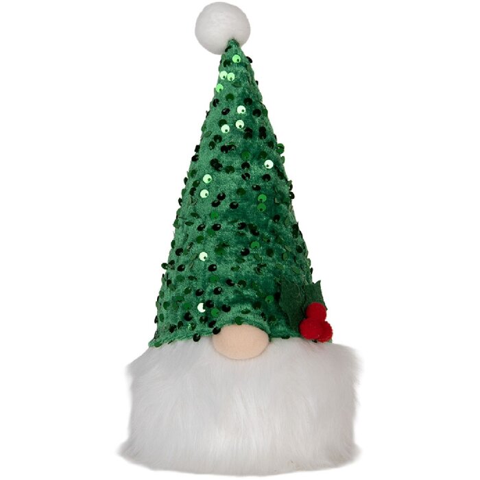 Clayre & Eef 66331 Decoratieve Kabouter met LED 10x10x25 cm