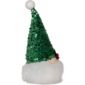 Clayre & Eef 66331 Decoratieve Kabouter met LED 10x10x25 cm