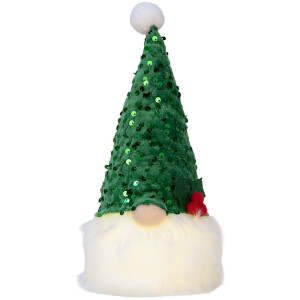 Clayre & Eef 66331 Decoratieve Kabouter met LED 10x10x25 cm