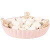 Clayre & Eef 6CE1857P Schaal Roze Bruin Ø 23x7 cm