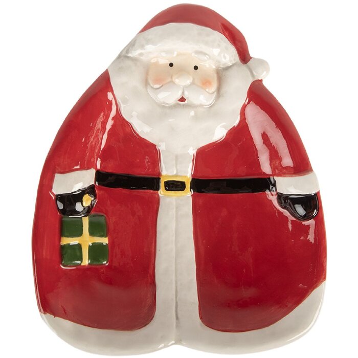 Clayre & Eef 6CE2213R Kleine Schotel 20x16x4 cm Rot