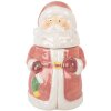 Clayre & Eef 6CE2215 Voorraadpot met deksel Ø 15x26 cm Roze/Wit