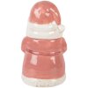 Clayre & Eef 6CE2215 Voorraadpot met deksel Ø 15x26 cm Roze/Wit