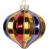 Clayre & Eef 6GL5102 Kerstbal Ø 8 cm meerkleurig