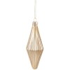 Clayre & Eef 6GL5113 Kerstbal Ø 5x15 cm Goudkleurig