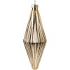 Clayre & Eef 6GL5114 Kerstbal Ø 5x15 cm Goudkleurig