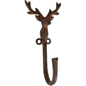 Clayre & Eef 6Y5947 Wandhaken 8x6x16 cm Bruin