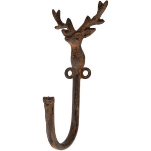 Clayre & Eef 6Y5947 Wandhaken 8x6x16 cm Bruin