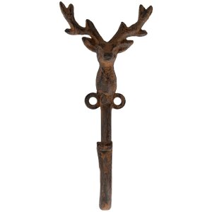 Clayre & Eef 6Y5947 Wandhaken 8x6x16 cm Bruin