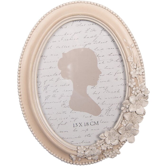 Clayre & Eef 2F1320 Fotolijst 17x22 cm Roze Beige 13x18 cm