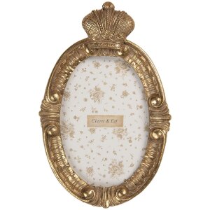 Clayre & Eef 2F1351S Fotolijst 13x3x21 cm Goudkleurig...