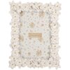Clayre & Eef 2F1360M Fotolijst 18x23 cm Wit Goudkleurig 13x18 cm