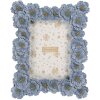 Clayre & Eef 2F1366M Fotolijst 22x3x27 cm / 13x18 cm Blauw-Groen