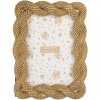 Clayre & Eef 2F1374S Fotolijst 14x2x19 cm Goudkleurig 10x15 cm
