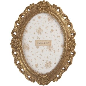 Clayre & Eef 2F1348M Fotolijst 19x24 cm Goud 13x18 cm