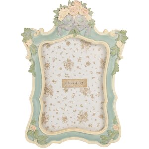 Clayre & Eef 2F1362M Fotolijst 19x26cm Groen Beige...