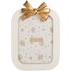Clayre & Eef 2F1377 Fotolijst 17x24 cm Wit Goudkleurig 13x18 cm