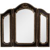 Clayre & Eef 62S317 Spiegel 38x2x34 cm Zwart & Goudkleurig