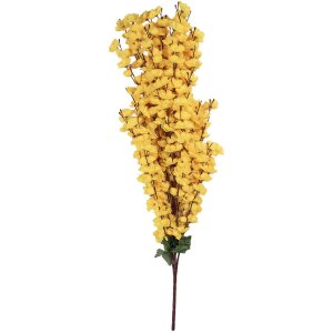 Clayre & Eef 5PL0168Y Decoratieve Tak met Bloemen 15x10x100 cm