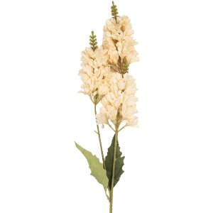 Clayre & Eef 5PL0190BE Decoratieve Tak met Bloemen 10x7x74 cm Beige & Groen