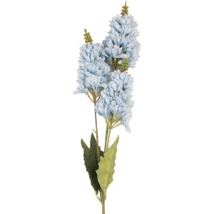 Clayre & Eef 5PL0190BL Decoratieve Tak met Bloemen 10x7x74 cm Blauw