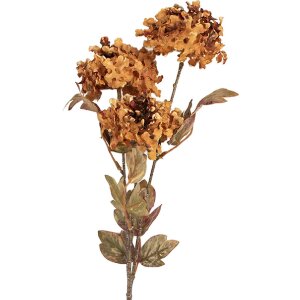 Clayre & Eef 5PL0193LO Decoratieve Tak met Bloemen 10x8x76 cm Oranje Groen