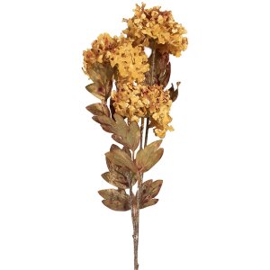 Clayre & Eef 5PL0193Y Decoratieve Tak met Bloemen 10x8x76 cm
