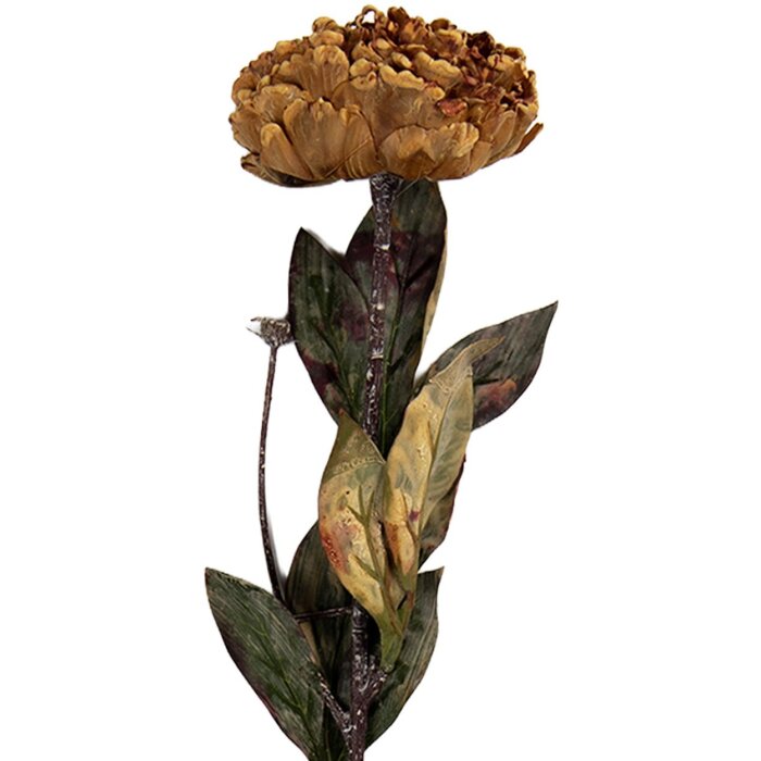 Clayre & Eef 6PL0405DY Kunstbloem Geel-Groen 10x10x65 cm