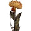 Clayre & Eef 6PL0405O Kunstbloem 10x10x65 cm Oranje & Groen
