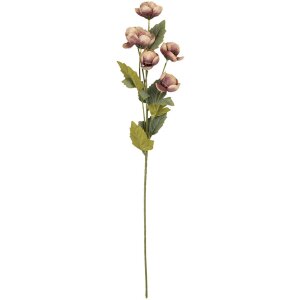 Clayre & Eef 6PL0409PA Decoratieve Tak met Bloemen 10x10x63 cm Violet