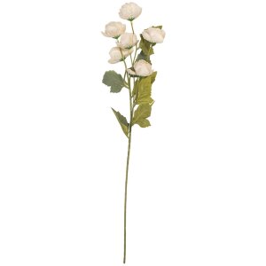 Clayre & Eef 6PL0409W Decoratieve tak met bloemen 10x10x63 cm