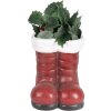 Clayre & Eef 6PR5525 Decoratie Kerstman Laars 22x22x23 cm