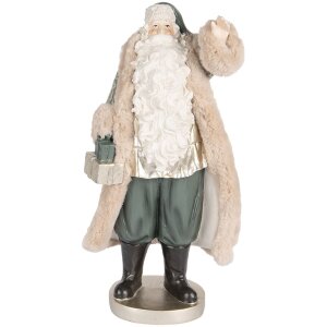Clayre & Eef 6PR5526 Decoratie Kerstman 20x15x42 cm