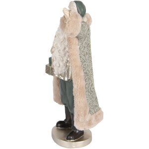 Clayre & Eef 6PR5526 Decoratie Kerstman 20x15x42 cm