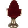 Clayre & Eef 6PR5537 Decoratie Borstbeeld Kerstman 9x7x15 cm Rood & Wit