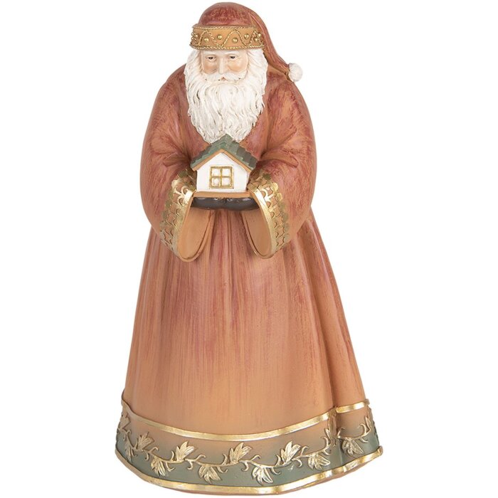 Clayre & Eef 6PR5543 Decoratie Kerstman 17x13x27 cm