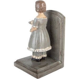 Clayre & Eef 6PR5552 Boekensteunen Set 23x11x20 cm Grijs