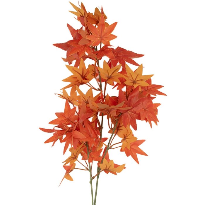 Clayre & Eef 5PL0197O Kunstmatige Bloem 12x10x90 cm Oranje/Groen