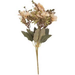 Clayre & Eef 6PL0402W Decoratieve Tak met Bloemen 10x10x32 cm Beige Groen