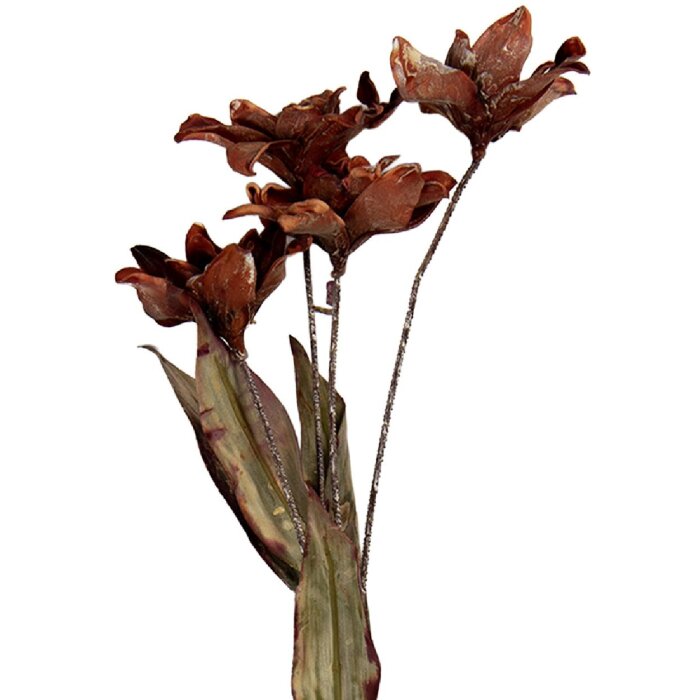 Clayre & Eef 6PL0403O Decoratieve Tak met Bloemen 8x5x60 cm