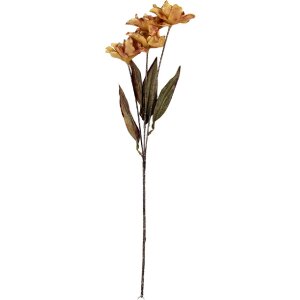 Clayre & Eef 6PL0403Y Decoratieve Tak met Bloemen 8x5x60 cm